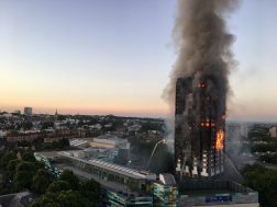 Image of Grenfell Tower in flames